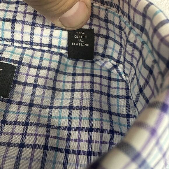 Lauren Ralph Lauren Shirt Mens XL 17 1/2 34/35 Black Label Stretch Regular Fit‎ - Picture 4 of 9